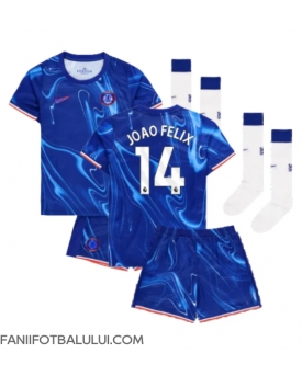 Chelsea Joao Felix #14 Echipament de Fotbal Replică 2024-25 Copii Acasa (+ Șorturi)